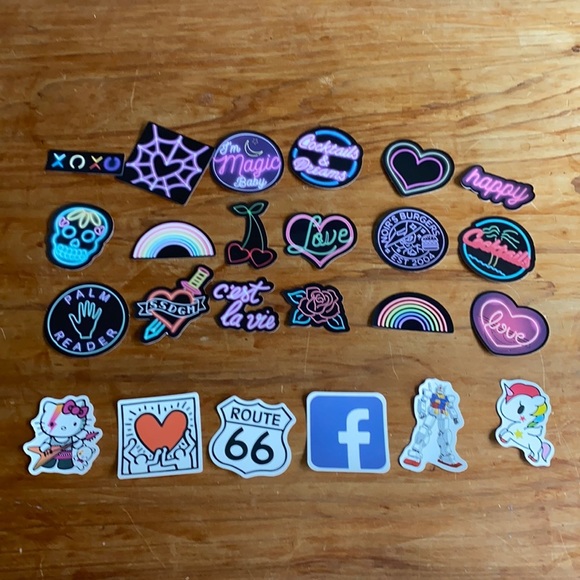 Bundle of 24 Laptop Stickers - Picture 1 of 5
